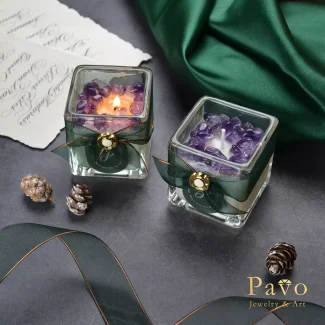 Pavo 能量護膚蠟燭Spa Candle系列-紫水晶 火
