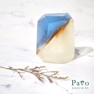 藝術寶石皂-九月誕生石-藍寶石-Sapphire