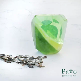 藝術寶石皂-八月誕生石-橄欖石-Peridot