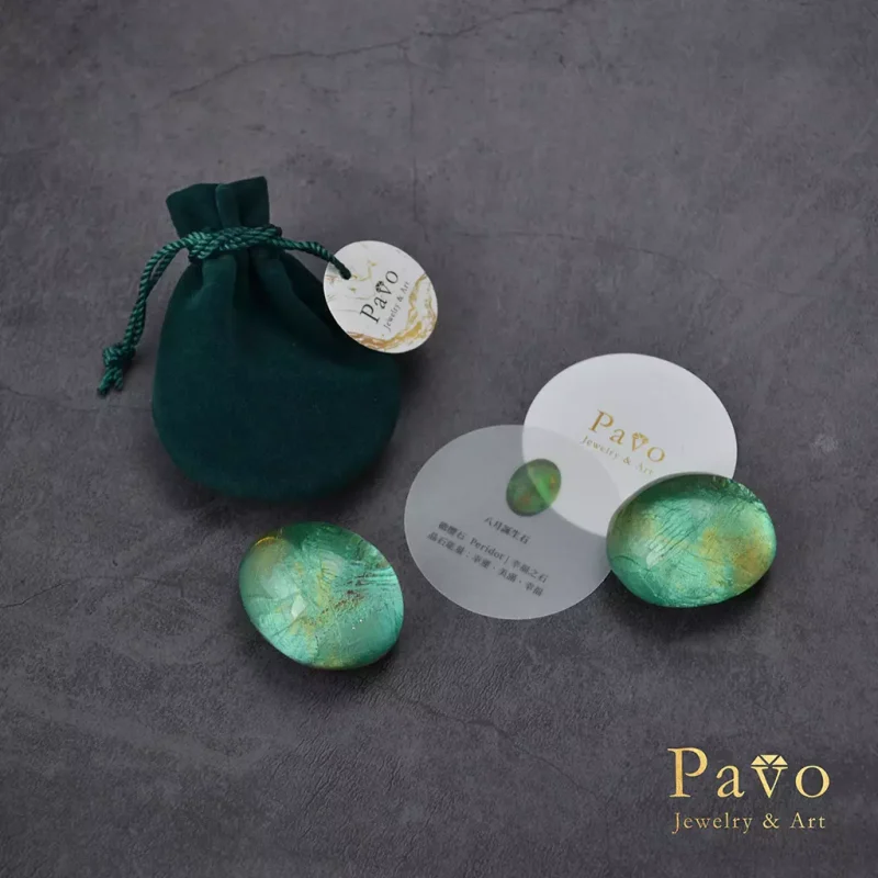 藝術寶石皂-八月誕生石-迷你珍藏系列-橄欖石-Peridot-送禮